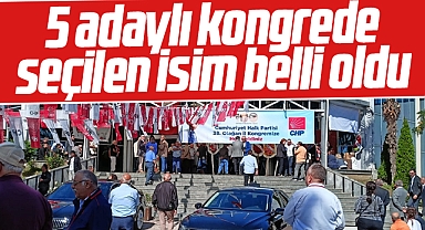 Samsun'da 5 adaylı CHP İl Kongresinde başkanlığa seçilen isim belli oldu