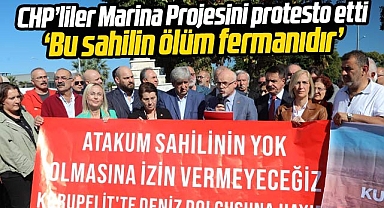 Samsun'da CHP'lilerden marina tepkisi! Atakum sahilinin ölüm fermanı