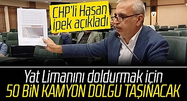 Samsun'da marina için yat limanına 50 bin kamyon dolgu taşınacak