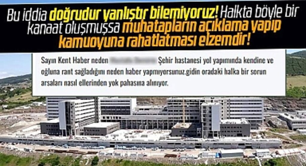 Samsun'da şok iddia! Şehir Hastanesi yolu üzerinde arsa toplanıyor!