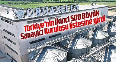 Samsun'da Unsan Un 2022 İkinci 500 Büyük Sanayici listesine girdi