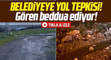 Samsun'un Atakum ilçesinde belediyeye yol tepkisi! Gören beddua ediyor