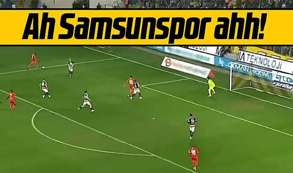 Samsunspor Süper Lig'de Ankaragücü'ne 2-0 mağlup oldu