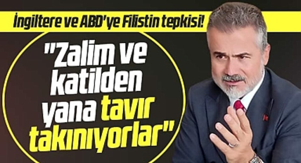 Suat Kılıç'tan ABD, İngiltere ve AB'ye Filistin tepkisi! Katilden yana tavır takınıyorlar