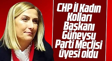 CHP Samsun İl Kadın Kolları Başkanı Güneysu PM üyesi seçildi
