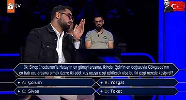 Kim Milyoner Olmak İster'de işte 5 milyonluk o soru! Eyüp İşler soruyu bildi mi?