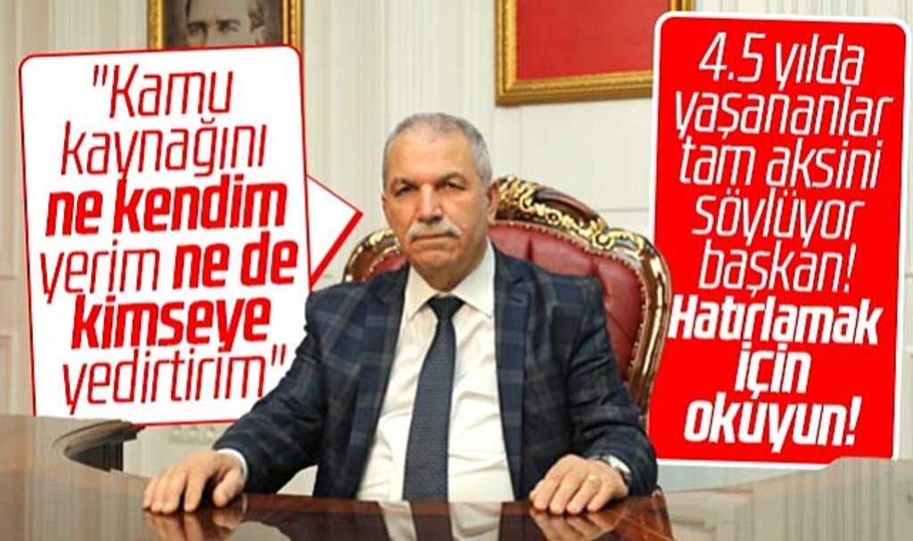 Necattin Demirtaş kamu malını yedirmem dedi ama 4.5 yılda yaşananlar aksini söylüyor