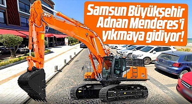 Samsun Büyükşehir Atakum Adnan Menderes Bulvarında yıkım yapacak
