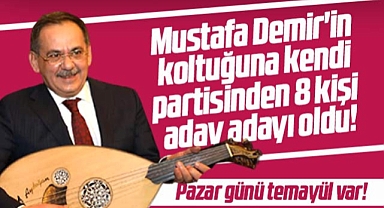 Samsun Büyükşehir Başkanı Demir'in koltuğuna kendi partisinden 8 aday adayı çıktı