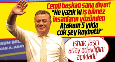 Samsun'da Atakum aday adaylığını açıklayan İshak Taşçı, Deveci'yi eleştirdi
