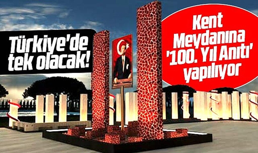 Samsun'da Atakum Kent Meydanına 100. Yıl Anıtı yapılacak