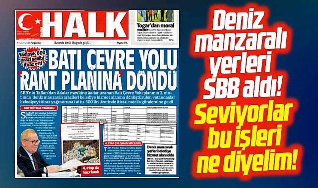 Samsun'da Batı Çevre Yolu'nda rant iddiası gündeme geldi!