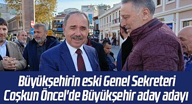 Samsun'da Coşkun Öncel Büyükşehir Belediye Başkan aday adayı oldu