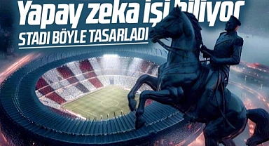 Samsunspor Stadına yapay zekadan muhteşem tasarım