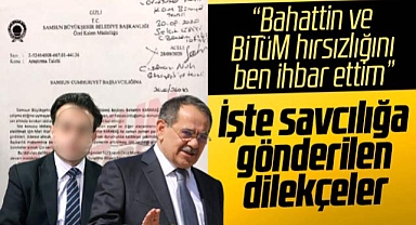 SBB Başkanı Demir'in Bahattin ve BİTÜM hırsızlığını ihbar ettiği işte o dilekçeler
