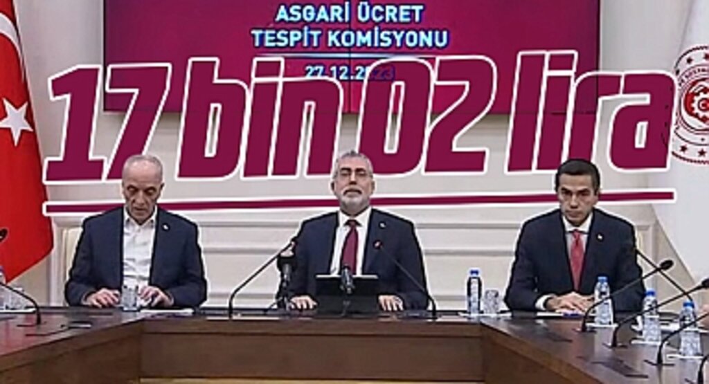 Asgari ücrette son dakika! 1 Ocak 2024'ten itibaren 17 bin 2 lira olacak
