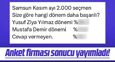 Samsun Büyükşehir'de Yılmaz mı, Demir mi başarılı anketinin sonucu yayımlandı