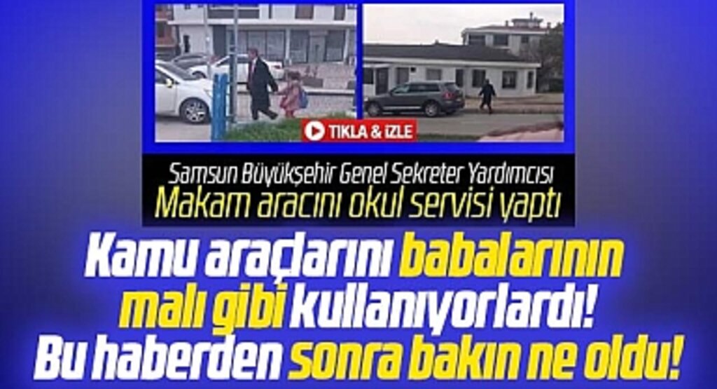 Samsun Büyükşehirde kamu araçları ile çocuklar okula bırakılıyor haberimiz sonrası bakın ne oldu
