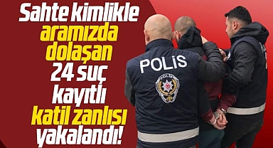 Samsun'da 24 suç kaydı olan firari katil zanlısını polisler yakaladı