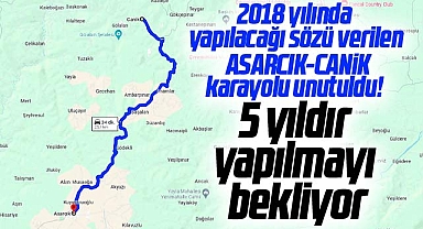 Samsun'da Asarcık-Canik karayolu unutuldu! 5 yıldır yapılmayı bekliyor