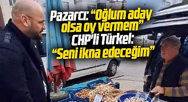 Samsun'da başkan aday adayı Türkel'in pazar ziyaretinde ilginç dialoglar yaşandı