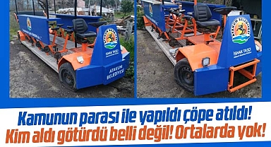 Samsun'da belediyenin parası ile yapılan gezinti araçları sır oldu