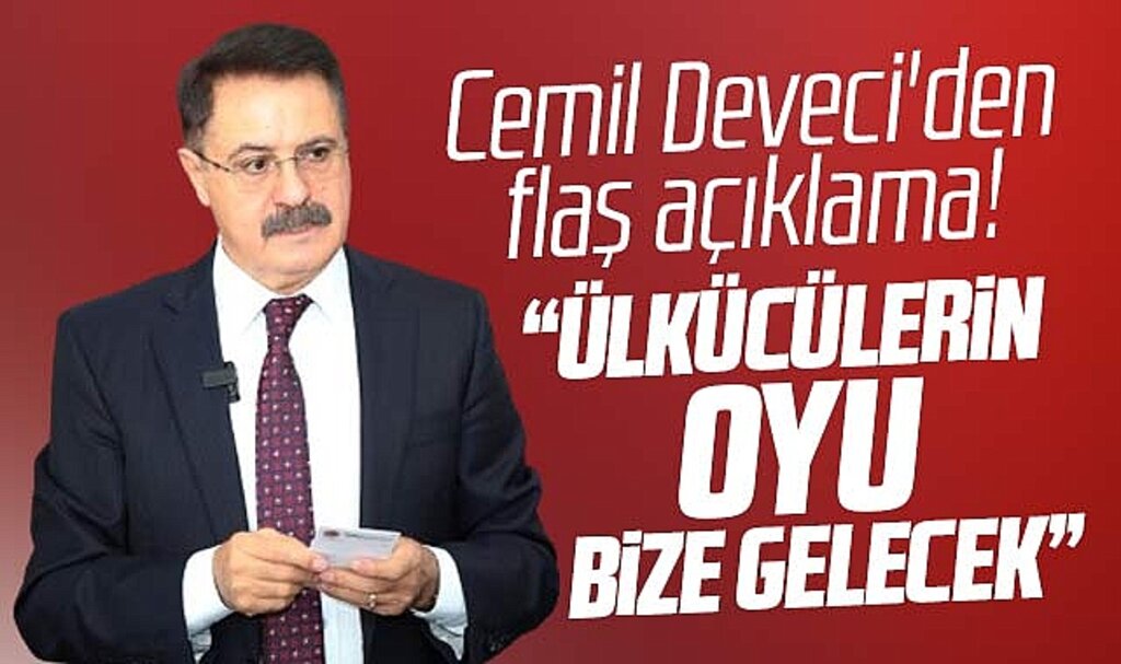 Samsun'da Cemil Deveci'den flaş açıklama! Ülkücülerin oyu bize gelecek