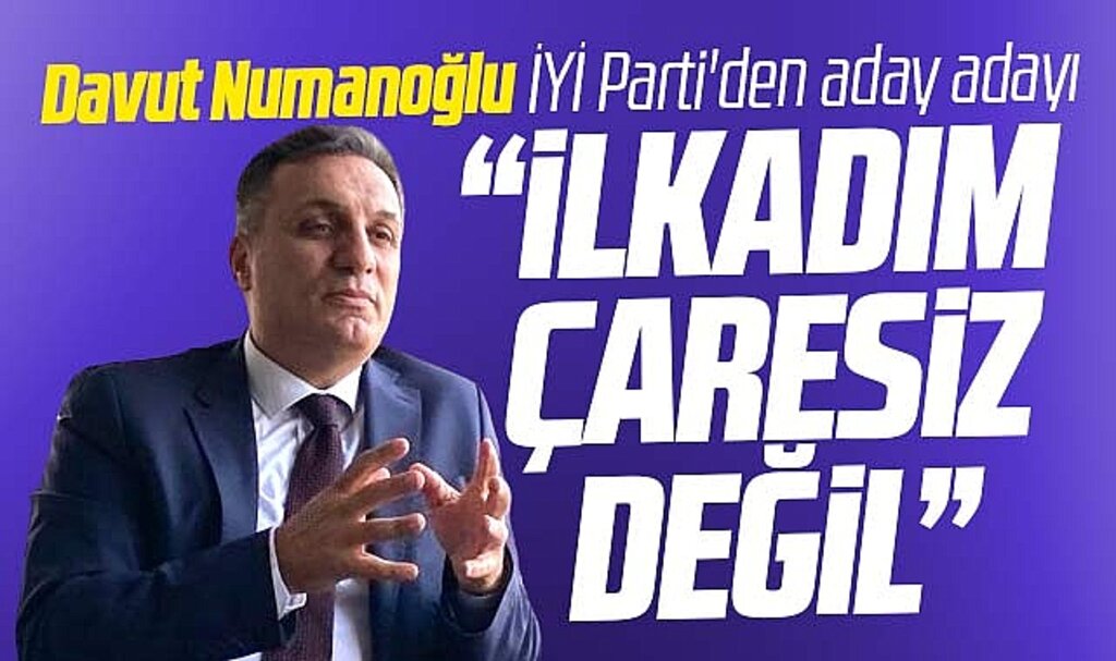Samsun'da Davut Numanoğlu, İlkadım Belediye Başkan aday adayı