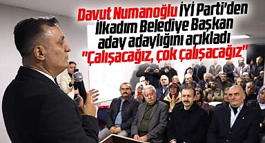 Samsun'da Davut Numanoğlu İlkadım Belediye Başkan aday adaylığını açıkladı