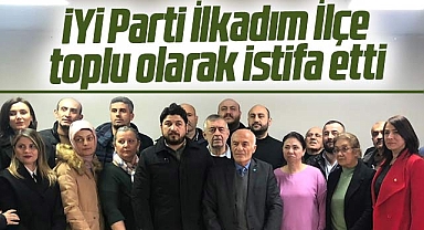 Samsun'da İYİ Parti İlkadım İlçe'de 66 kişi toplu olarak istifa etti