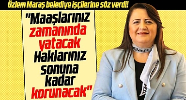 Samsun'da Özlem Maraş, Atakum Belediyesi işçilerine söz verdi