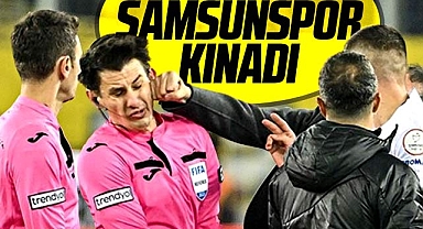 Samsunspor Kulübü hakem Halil Umut Meler'e yumruklu saldırıyı kınadı