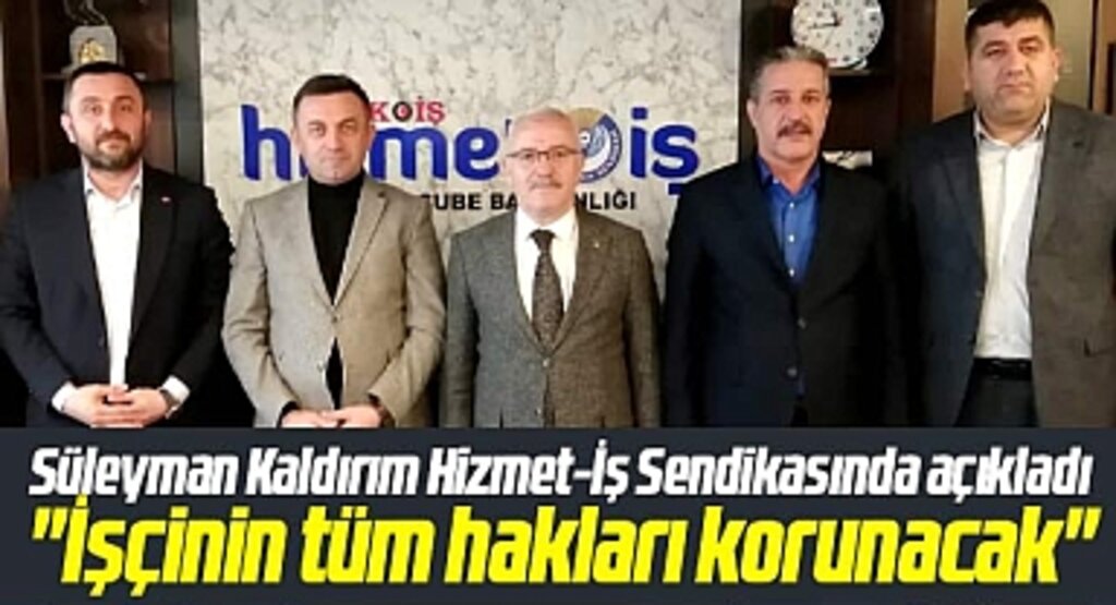 AK Parti İlkadım Belediye Başkan aday adayı Kaldırım: İşçinin sendikal hakları korunacak