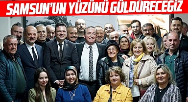 CHP Büyükşehir adayı Cevat Öncü Samsun'un yüzünü güldüreceklerini açıkladı