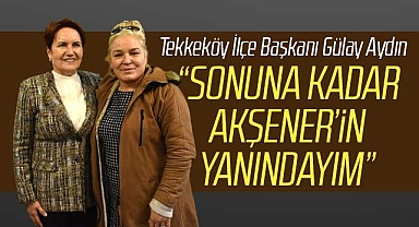 İYİ Parti Tekkeköy İlçe Başkanı Gülay Aydın istifa etmediğini açıkladı