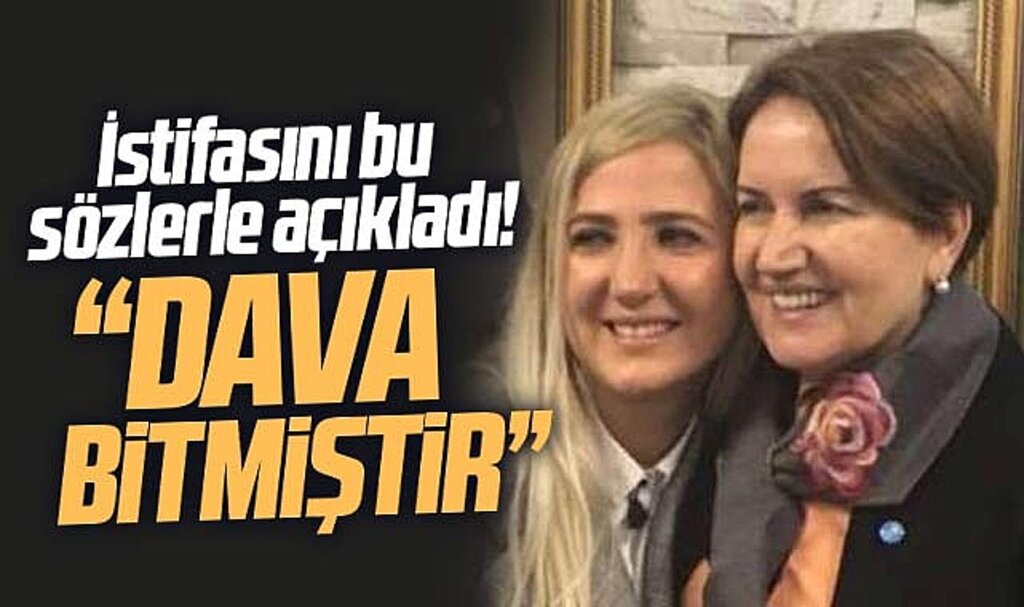 Samsun'da Selen Gülhan Çam 'Dava bitmiştir' diyerek İYİ Parti'den istifa etti