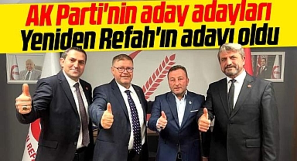 Samsun'da Yeniden Refah Asarcık ve Salıpazarı Belediye Başkan adayını açıkladı