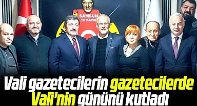 Samsun Valisi Orhan Tavlı 19 Mayıs Gazeteciler Cemiyetini ziyaret etti