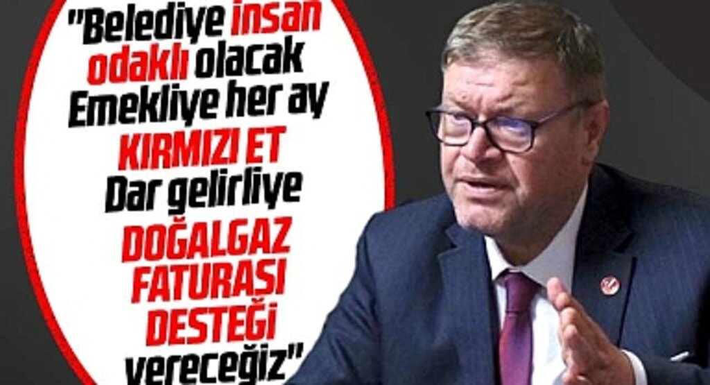 Samsun Büyükşehir adayı Adem Güney kırmızı et ve doğalgaz faturası desteği verecek