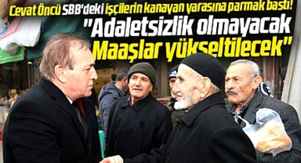 Samsun Büyükşehir Adayı Cevat Öncü: SBB işçilerinin maaşlarını yükselteceğiz