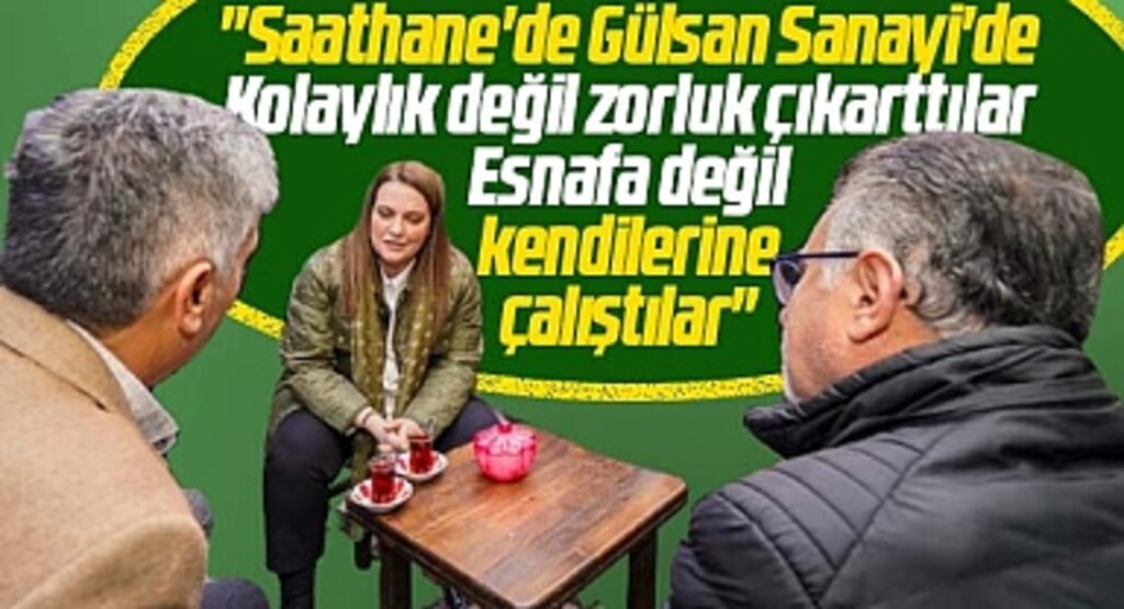 Samsun Büyükşehir adayı İmren Nilay Tüfekci eleştirdi! Esnafa değil kendilerine çalıştılar