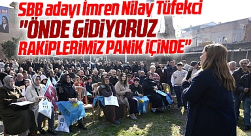 Samsun Büyükşehir adayı İmren Nilay Tüfekci: Önde gidiyoruz rakiplerimiz panik içinde