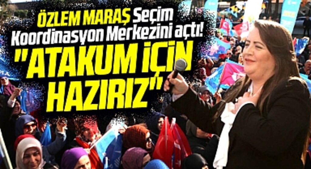 Samsun'da Atakum Belediye Başkan adayı Maraş SKM'sini açtı! Atakum için hazırız