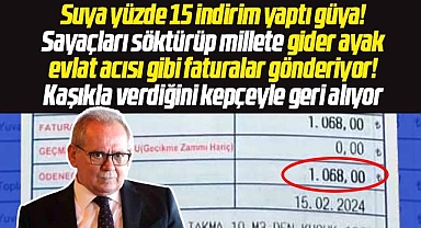 Samsun'da su faturaları daha çok şişti! Kaşıkla verilen indirim kepçeyle geri alınıyor