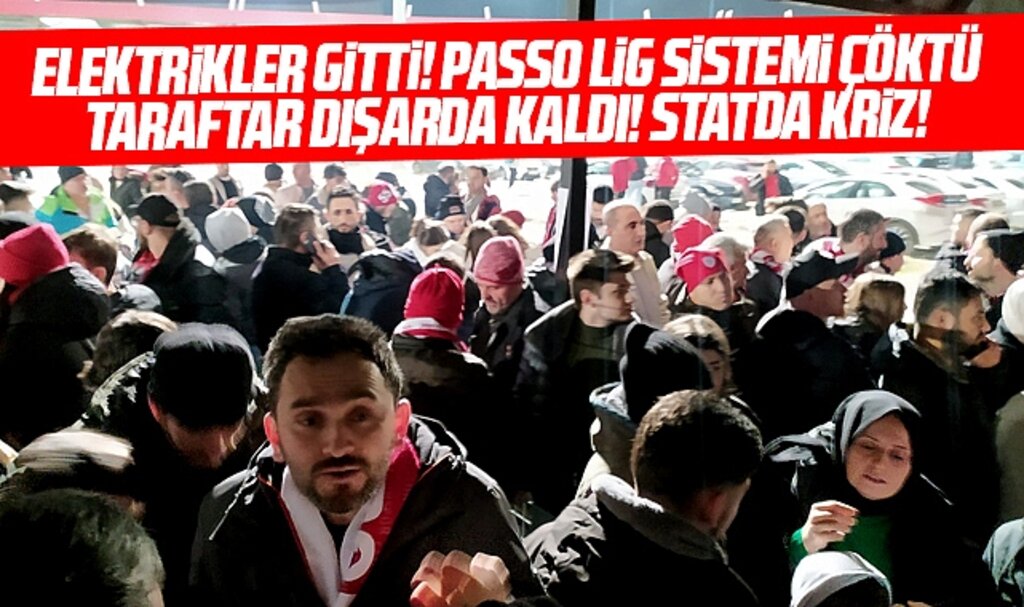 Samsunspor Galatasaray maçi öncesi statda kriz! Pasolig sistemi çöktü