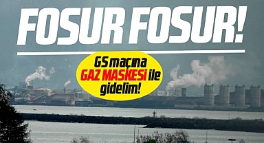 Samsunspor taraftarı Tekkeköy'de ki fabrikaların baca gazından dertli!
