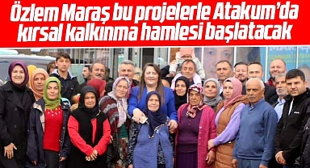 AK Parti Atakum Belediye Başkan adayı Özlem Maraş kırsal kalkınma projelerini açıkladı