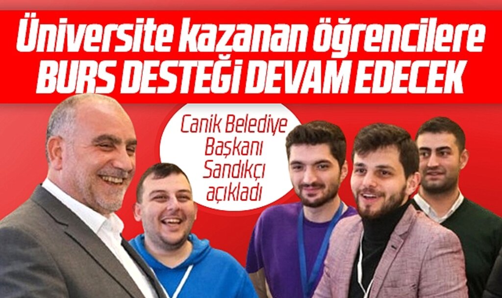 Canik Belediye Başkanı Sandıkçı üniversite öğrencilerine burs desteğini açıkladı