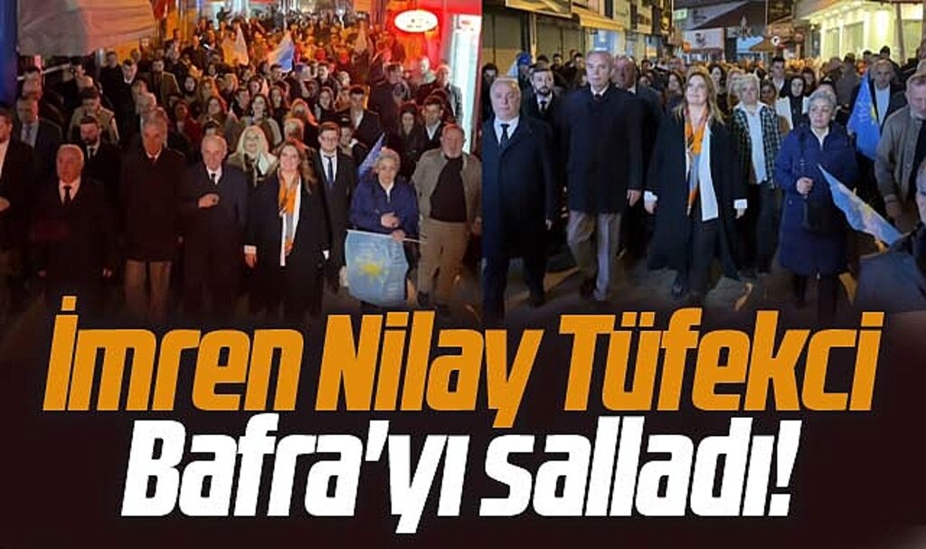 İYİ Parti Samsun Büyükşehir adayı İmren Nilay Tüfekci Bafra'yı salladı