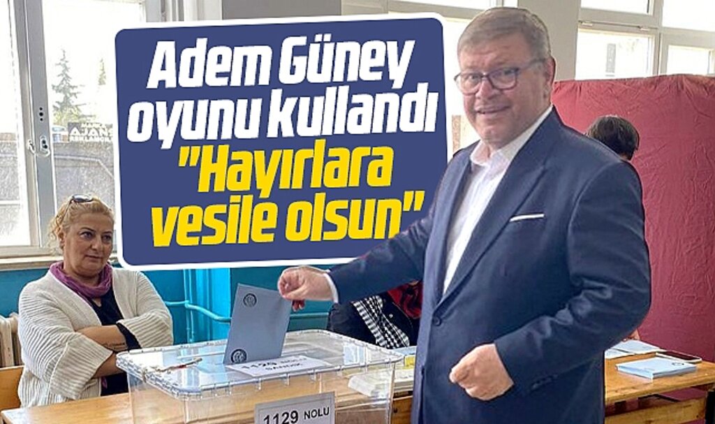 Samsun Büyükşehir adayı Adem Güney oyunu kullandı! Hayırlara vesile olsun